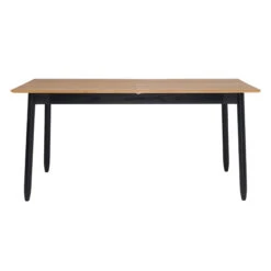 Ercol Monza Medium Black Oak 175cm Extending Dining Table -Housingunits 3f8a1a1798342081de3ebf748bb14f61