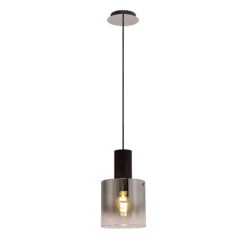 Chelsea Satin Black Pendant Light