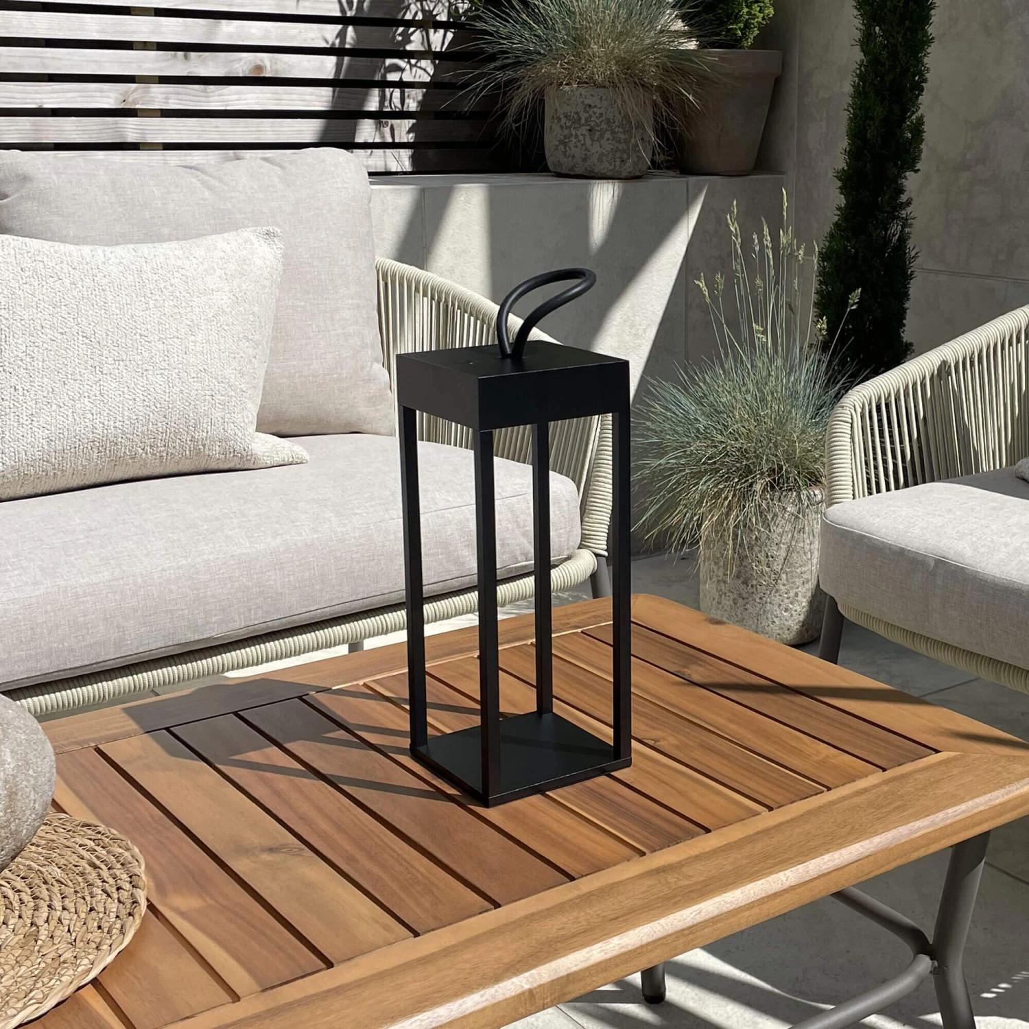 Sable Black LED USB Charging Lantern 1 Sable Black LED USB Charging Lantern