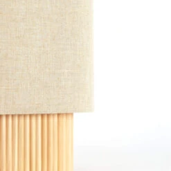 Laslo Natural Wood 94cm Table Lamp With Linen Shade -Housingunits 40a968e6e0fcecc499174b1a5850909e