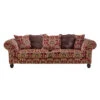 Tetrad Elgar Enigma Claret Red Fabric Grand Sofa