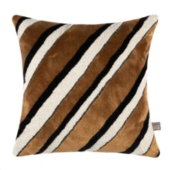 Scatter Box Bryce Cognac & Cream Cushion