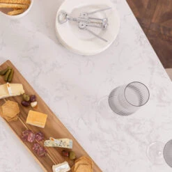 Tivoli Brushed Oak Dining Table With Marble Top -Housingunits 410aad0b70ac133c817a66c16c489eea 1