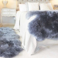 Sheepskin Grey Double Rug