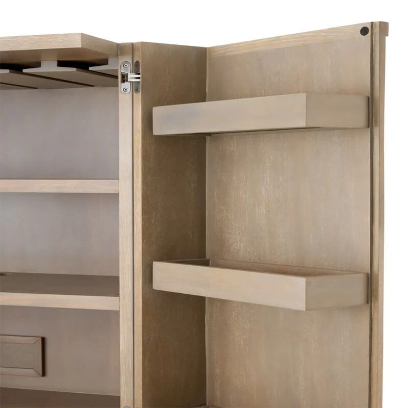 Eichholtz Oak Highland Bar Cabinet 6 Eichholtz Oak Highland Bar Cabinet - Image 6