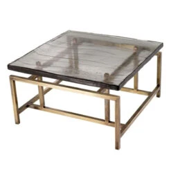 Eichholtz Schlumberg Vintage Brass Finish Coffee Table -Housingunits 41b3030bafce3f26581e83e41663e773