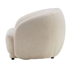 Aarhus Off White Textured Fabric Armchair -Housingunits 42b1cefe08dabd19a44bc26c97c3d935
