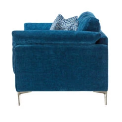 Michelle Blue Fabric 2 Seater Sofa -Housingunits 42d6f595350662926d9edb9f57ae4fb9