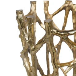 Twig Large Gold Round Pillar Holder 6 Twig Large Gold Round Pillar Holder -Housingunits 433228d5781d9ac5c52e18838da63ba1