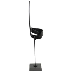 Libra Textured Black Abstract Knot Sculpture -Housingunits 4353042794f179819d4d91e17e955359 1