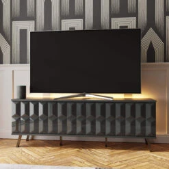 Frank Olsen Elevate Grey LED And Intelligent Eye TV Unit