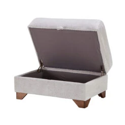 Mackenzie Ivory Chevron Textured Fabric Large Ottoman Storage Footstool 7 Mackenzie Ivory Chevron Textured Fabric Large Ottoman Storage Footstool -Housingunits 4415b7c2274323f10ad379afceb59188