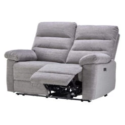 Dante Grey Fabric 2 Seater Electric Recliner Sofa -Housingunits 441d5f282c9f1c8bd20ef057c8fef302