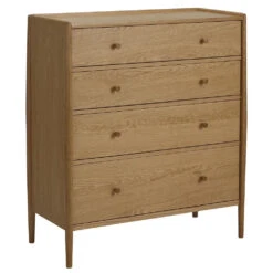 Ercol Winslow Natural 4 Drawer Chest -Housingunits 44530f586581254d1ea433645fb20510