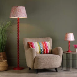 Red Marbled 45cm Shade