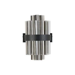 Azio Satin Black & Smoked Wall Light -Housingunits 454691a648e71874071f998a95a0b8e5