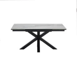 Vittorio White Extending Dining Table -Housingunits 455f079766d384a028b3070c616b9b6f