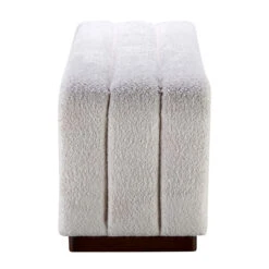 Esme White Boucle Dining Bench 5 Esme White Boucle Dining Bench -Housingunits 45ed19a140d32f408f61869875a411f0