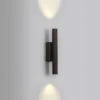 Scoci Grey 2 Light Outdoor Wall Light