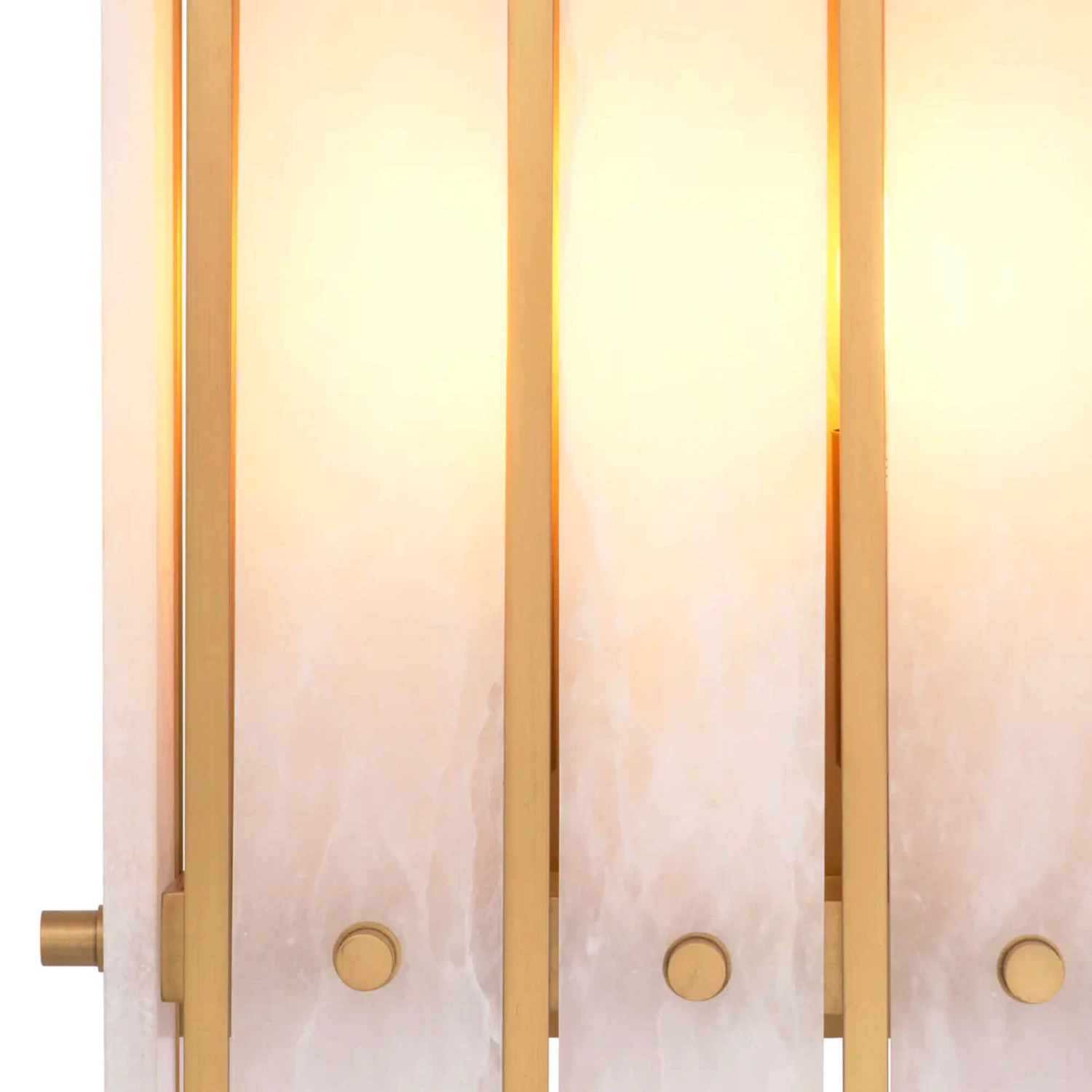 Eichholtz Sparks Small Antique Brass Alabaster Wall Lamp 6 Eichholtz Sparks Small Antique Brass Alabaster Wall Lamp - Image 6