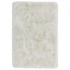 Plush Shaggy White 70cm X 140cm Rug
