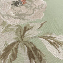 Adele Floral Sage Green Embroidered Cushion -Housingunits 46edbba9f53e52ef26cb4923eb53796b