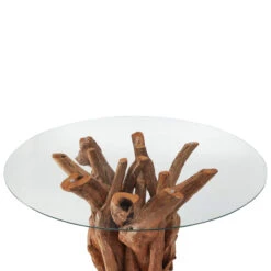 Java Teak 130cm Round Dining Table And 4 Manhattan Green Dining Chairs -Housingunits 479402f67c64bdd4f98e9a48e12957c4