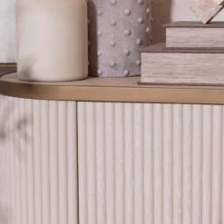 Serenity White Reeded 4 Door Sideboard -Housingunits 47b99a3db900bb94cabdf7a826c7c5e3