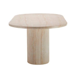Albana Oval Travertine Effect Dining Table -Housingunits 48adc896d7218369d1d3748fbc0baeed 1