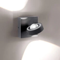 Oeil Anthracite RGB Smart Home Wall Light -Housingunits 48db3702cc855932981247e5a5f14828 1