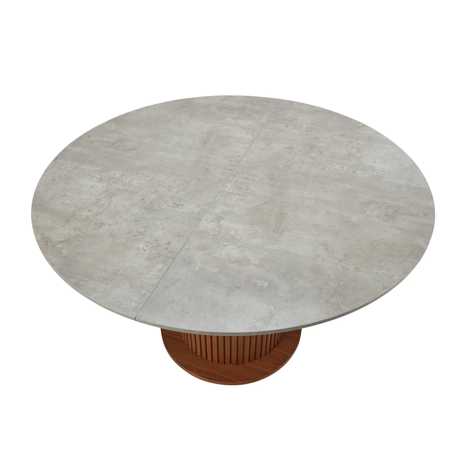 Ariana Round Concrete Effect Top Dining Table 5 Ariana Round Concrete Effect Top Dining Table - Image 5