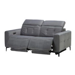 Frascati Misty Grey Fabric Power Recliner Loveseat -Housingunits 4a6ca7fac63b83533b3ad3c886d3033b