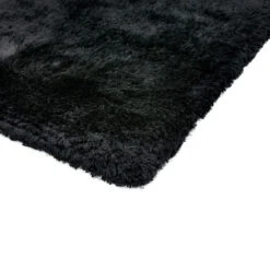 Plush Shaggy Black 120cm X 170cm Rug -Housingunits 4af0bb68e3957f645f0c37c0bb6b4ba0 1