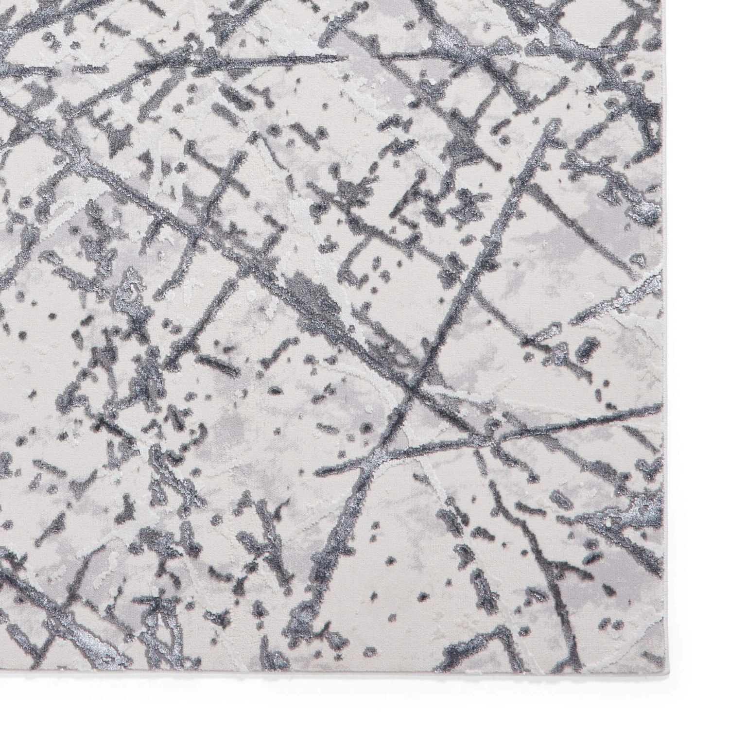Artemis Abstract Silver 120x170cm Rug 6 Artemis Abstract Silver 120x170cm Rug - Image 6