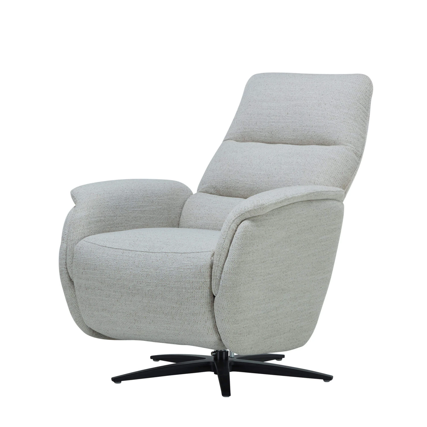 Caleri White Fabric Power Recliner Chair 3 Caleri White Fabric Power Recliner Chair - Image 3