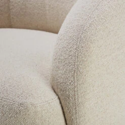 Aarhus Off White Textured Fabric Armchair -Housingunits 4bef3a1c4d1b14dd98316031093e5d91