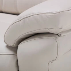 G Plan Seattle Capri Chalk Leather 3 Seater Double Power Recliner Sofa -Housingunits 4cb19f3f7ce68ed77bfb37ecb9a91635