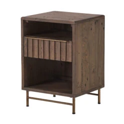 Andria Reclaimed Pine Lamp Table