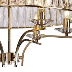 Vivienne French Gold & Crystal 6 Light Flush Ceiling Light -Housingunits 4d36c9c488b2fd6ab7981b78d296808b