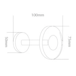 Matt Nickel Metal Disc Curtain Holdback Pair -Housingunits 4e0d477d09b3182220314c420fa0e178 1