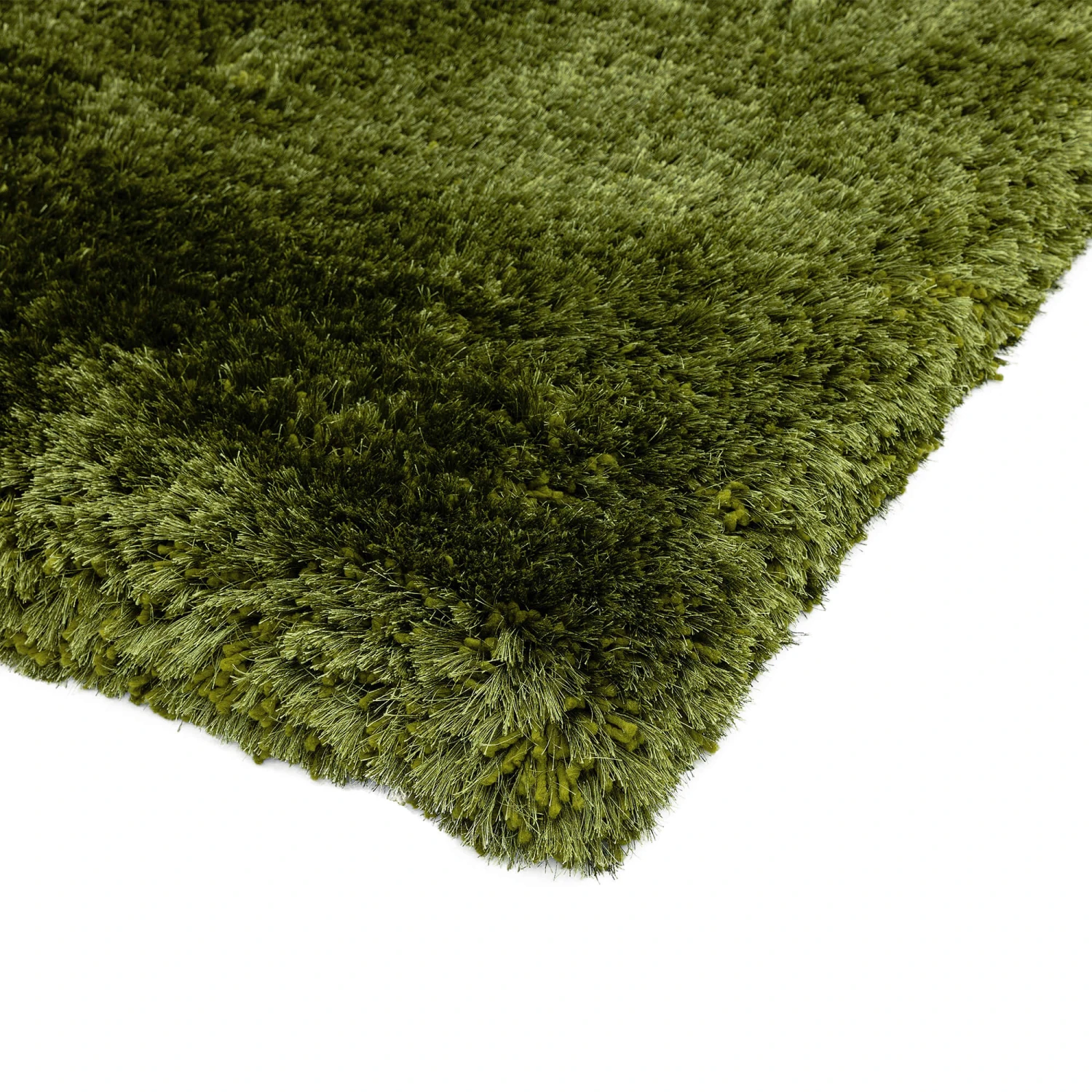 Plush Shaggy Green 160cm X 230cm Rug 5 Plush Shaggy Green 160cm X 230cm Rug - Image 5
