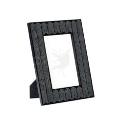 Libra Kota Etched Bone 4" X 6" Photo Frame