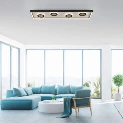 Infiniti 4 Ring Rectangular Flush Ceiling & Wall Light