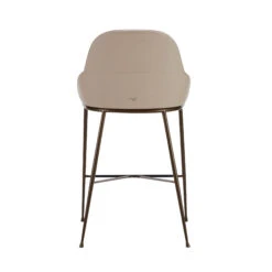 Bontempi Queen Sand Leather Low Bar Stool -Housingunits 4f8b0983f1f18796c79a10bac15c7eb3
