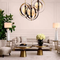 Eichholtz York Sofa In Mademoiselle Beige Fabric