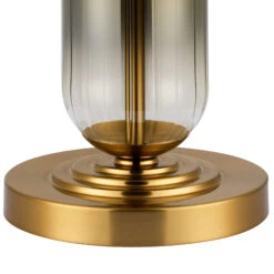 Ariah Brass Gold & Gold Fade Glass Tubular Table Lamp Base -Housingunits 5018f4cd8008b3f10b9b52c64851e5c7