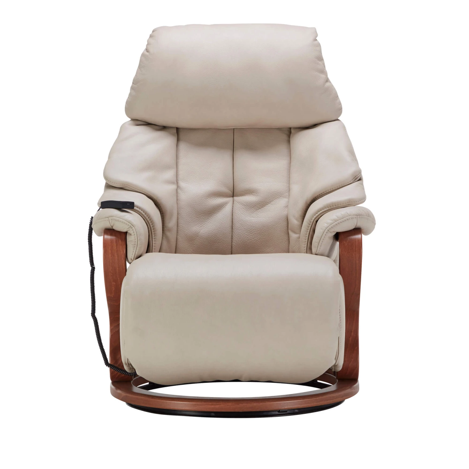 Himolla Chester Cream Leather Midi Power Recliner Swivel Chair 1 Himolla Chester Cream Leather Midi Power Recliner Swivel Chair