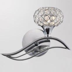 Leimo Right Hand Chrome Wall Light
