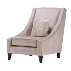 Fairfield Cream Fabric Accent Chair