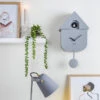 Cuckoo Mouse Grey Wall Clock